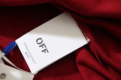 EM Sneakers OFF-WHITE Moon Arrows Print T-Shirt #175 Wine Red