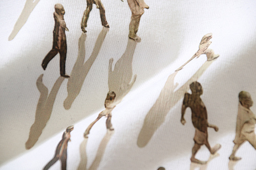 EM Sneakers OFF-WHITE Moonwalker Arrows Print T-Shirt #177 White