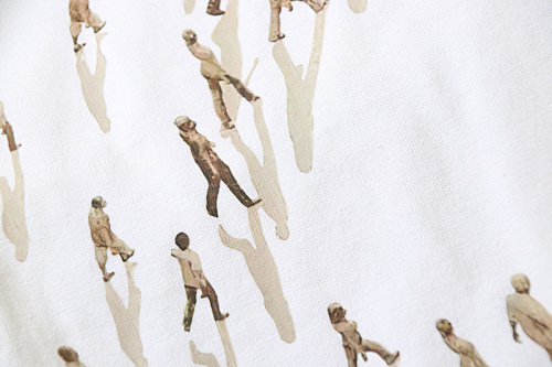 EM Sneakers OFF-WHITE Moonwalker Arrows Print T-Shirt #177 White