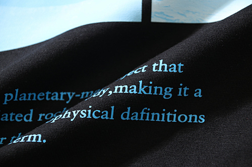 EM Sneakers ON THE GO Moon Print OFF-WHITE  T-Shirt #174 Black /White /Blue