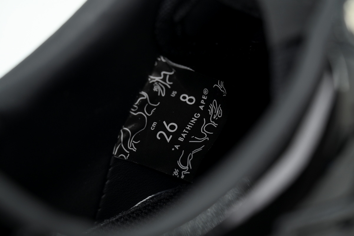 EM Sneakers A Bathing Ape Bape Sta Mirror Black