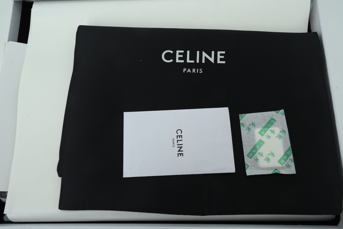 EM Sneakers Celine Huntington Low Lace-up Sneaker in Suede Calfskin and Mesh Gray