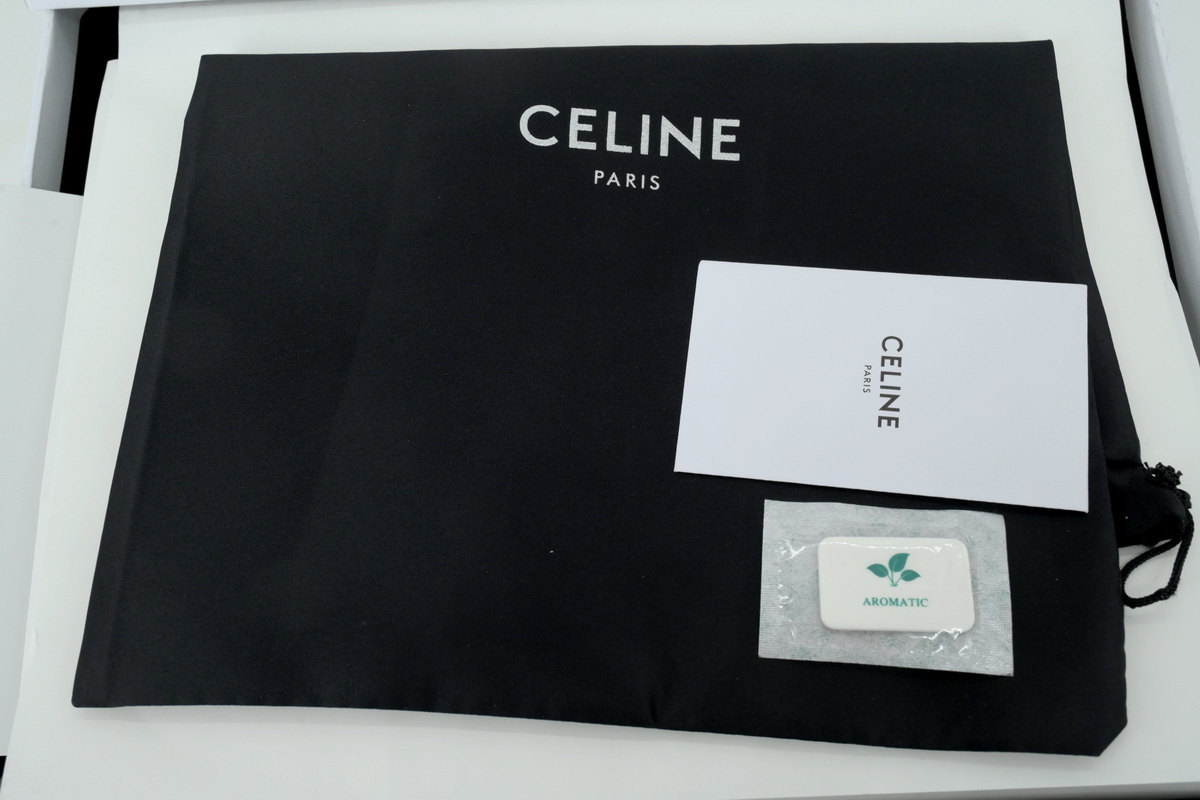 EM Sneakers Celine Huntington Low Lace-up Sneaker in Suede Calfskin and Mesh White