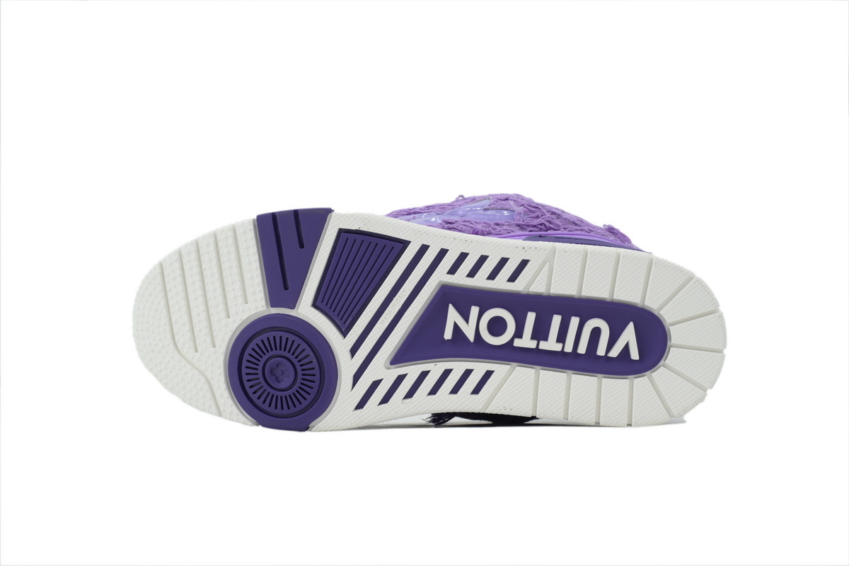 EM Sneakers Louis Vuitton LV Skate Plum Blossom Drilling Purple