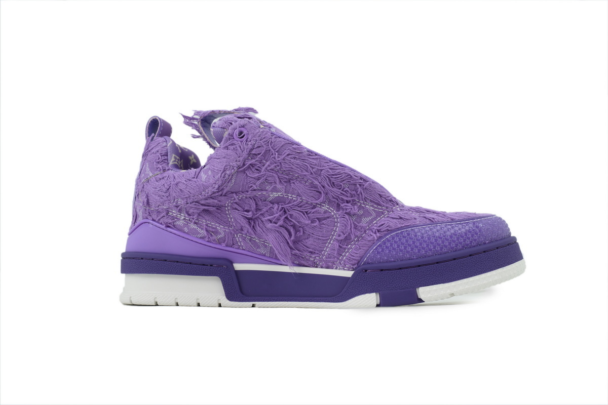 EM Sneakers Louis Vuitton LV Skate Plum Blossom Drilling Purple
