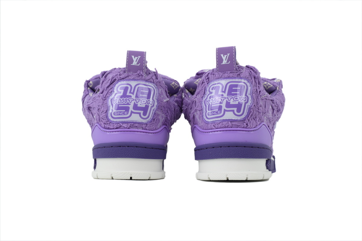 EM Sneakers Louis Vuitton LV Skate Plum Blossom Drilling Purple