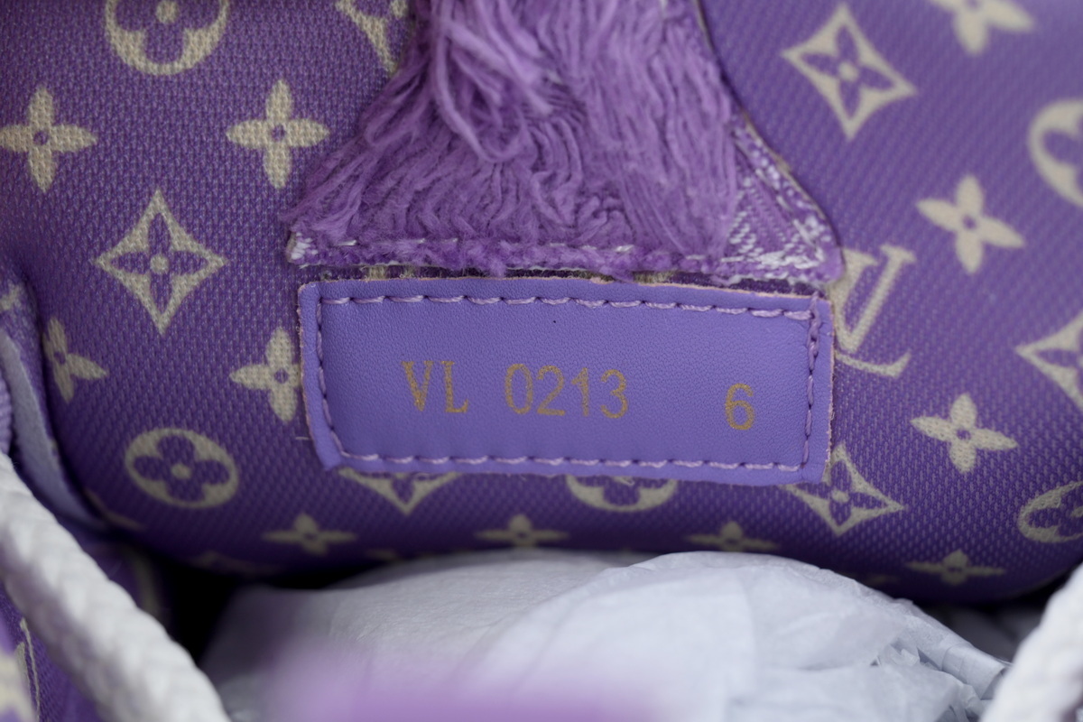 EM Sneakers Louis Vuitton LV Skate Plum Blossom Drilling Purple
