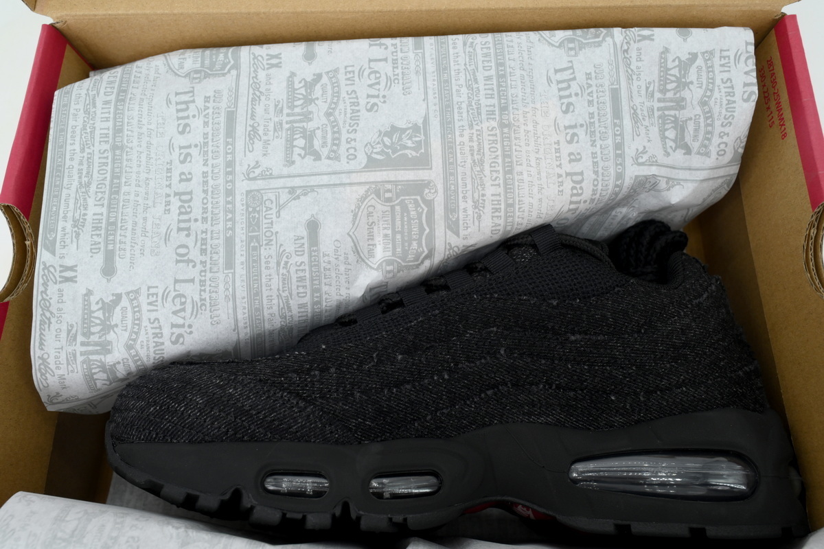 EM Sneakers Nike Air Max 95 × Levi's OG Black Anthracite