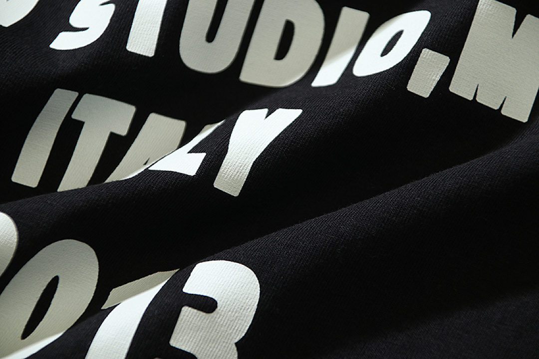 EM Sneakers OFF-WHITE Crystal Logo Print T-Shirt #188 Black