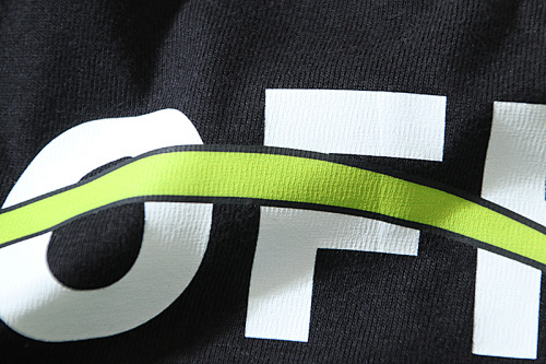 EM Sneakers OFF-WHITE Excavator Print T-Shirt #185 Black /White