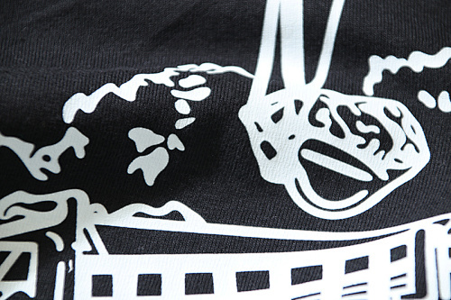 EM Sneakers OFF-WHITE Excavator Print T-Shirt #185 Black /White