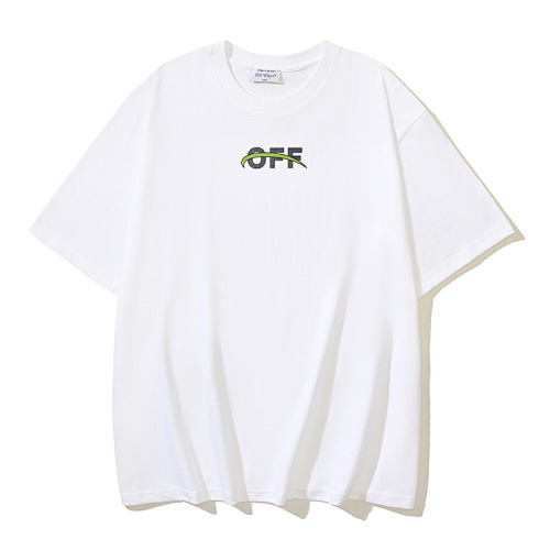 EM Sneakers OFF-WHITE Excavator Print T-Shirt #185 Black /White