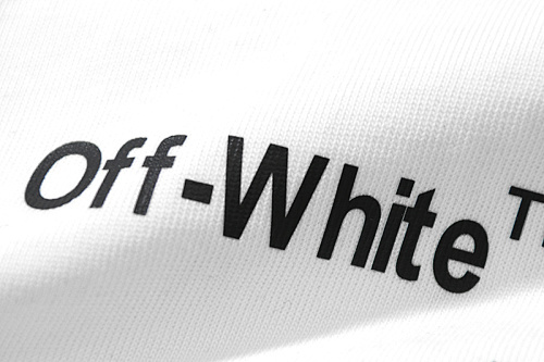 EM Sneakers OFF-WHITE Floral Arrows Print T-Shirt #186 Black /White