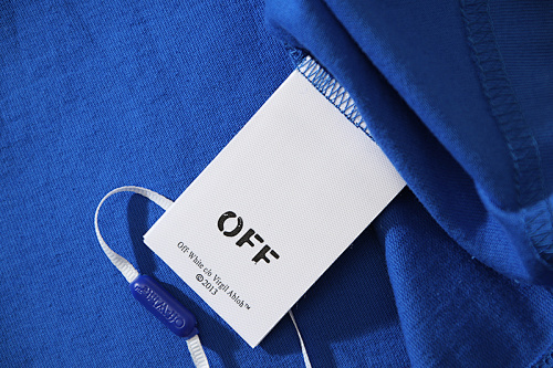 EM Sneakers OFF-WHITE Logo 23 Micro-Print T-Shirt #192 Black /Blue