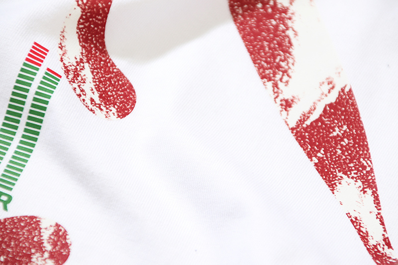 EM Sneakers OFF-WHITE Letter Print T-Shirt #184 Black /White