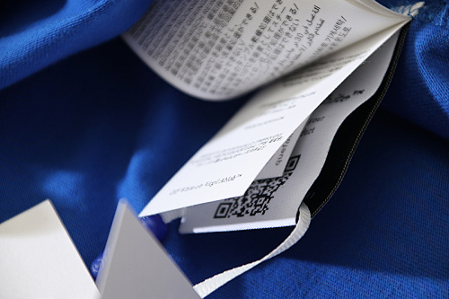 EM Sneakers OFF-WHITE Paisley Arrows Print T-Shirt #189 Black /Blue