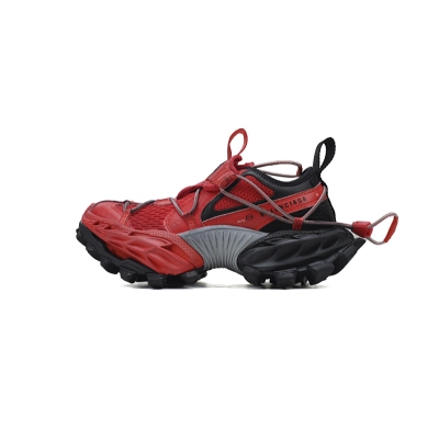 EM Sneakers Balenciaga Hike Sneaker Black and Red 01