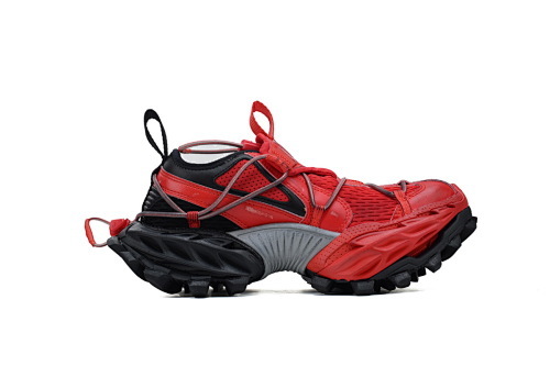 EM Sneakers Balenciaga Hike Sneaker Black and Red