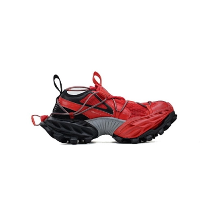 EM Sneakers Balenciaga Hike Sneaker Black and Red 02