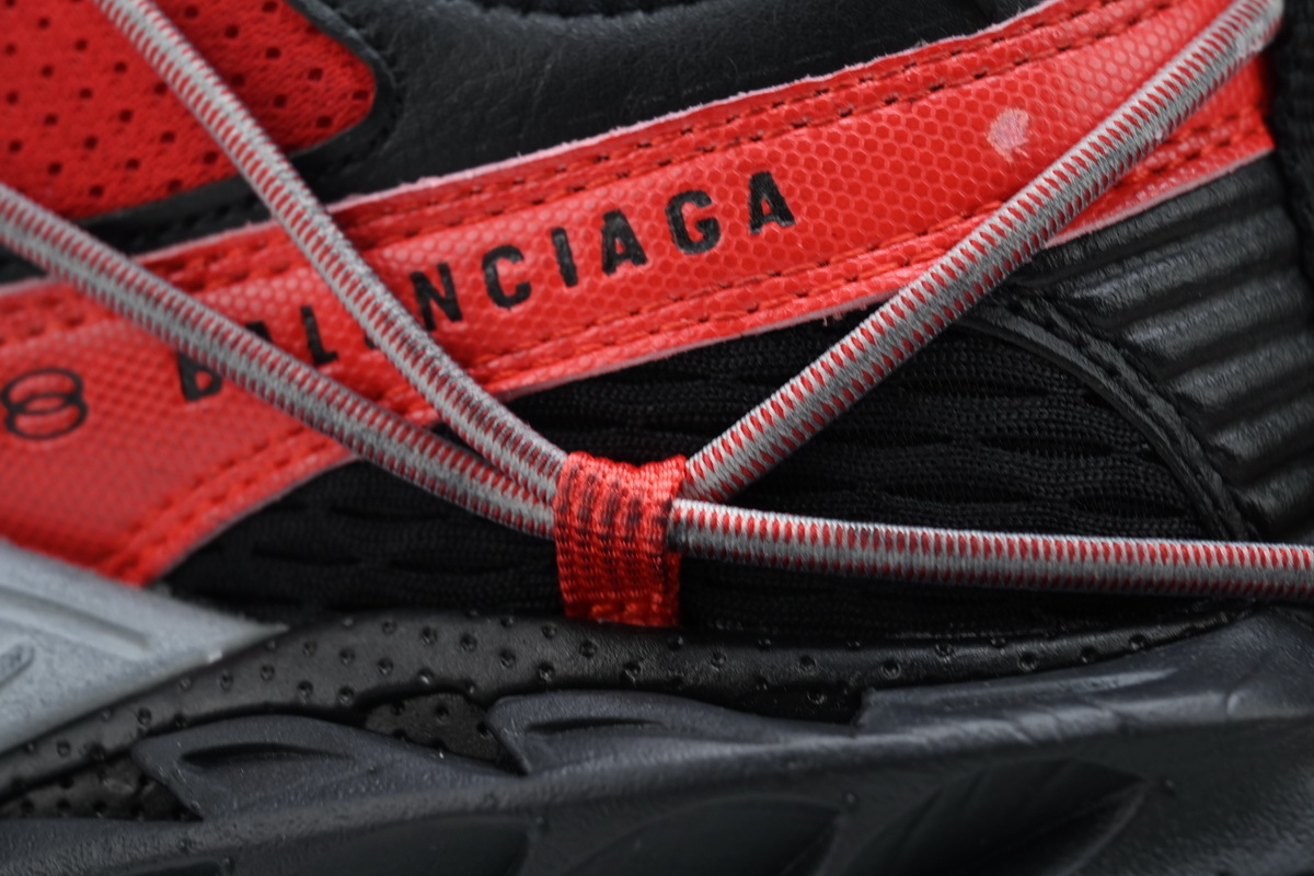EM Sneakers Balenciaga Hike Sneaker Black and Red