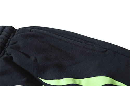 EM Sneakers Hellstar Distressed Casual Shorts #777 Washed Black-Green