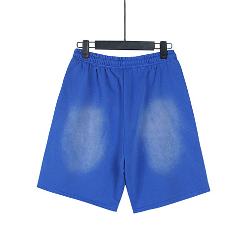 EM Sneakers Hellstar Distressed Casual Shorts #777 Washed Blue