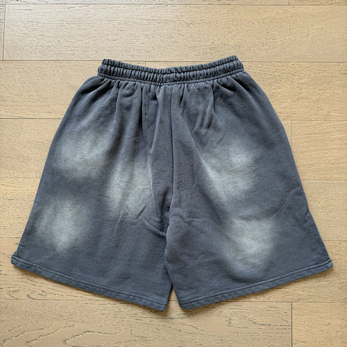 EM Sneakers Hellstar Distressed Casual Shorts #777 Washed Gray