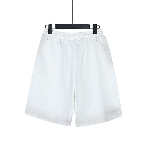 EM Sneakers Hellstar Distressed Casual Shorts #777 Washed White