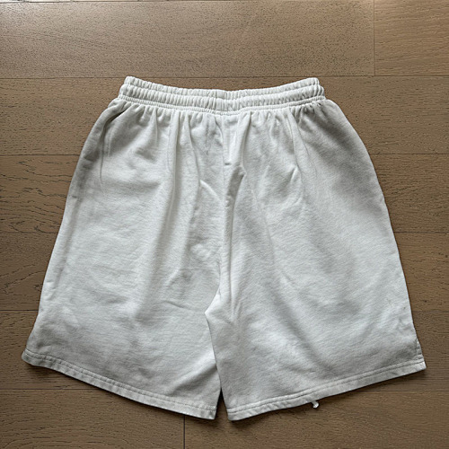 EM Sneakers Hellstar Distressed Casual Shorts #777 Washed White