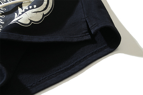 EM Sneakers Hellstar Distressed Casual Shorts #778 Washed Black /Washed White /Washed Red