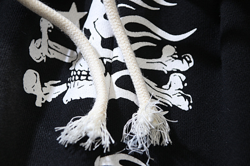 EM Sneakers Hellstar Distressed Casual Shorts with Washed and Splattered Ink #787 Washed Black