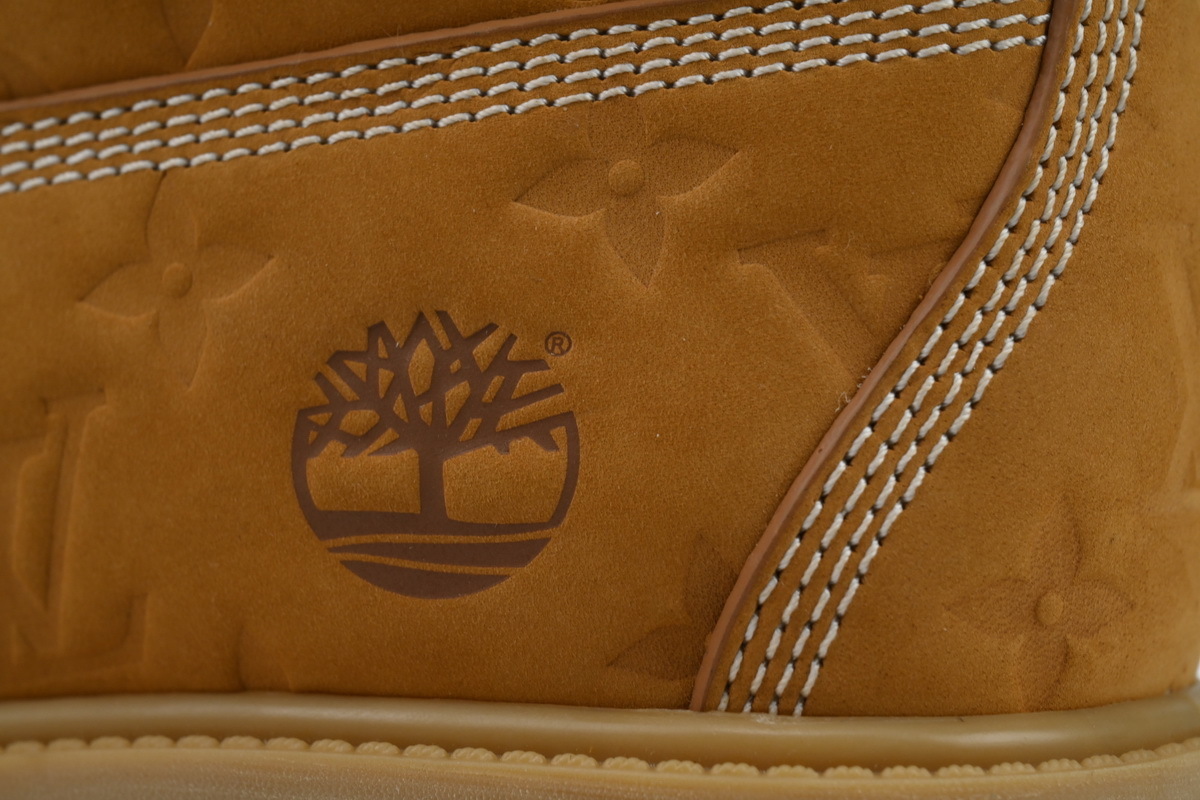 EM Sneakers Louis Vuitton ×Timberland 6" Ankle Boot Wheat Monogram