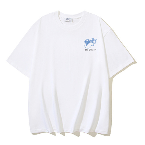 EM Sneakers OFF-WHITE "OFF" Bubble Print T-shirt #1091 White