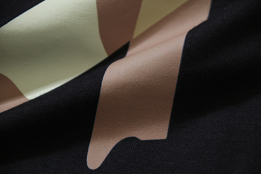 EM Sneakers OFF-WHITE Arrow Print on Tape T-shirt #1138 Black /White