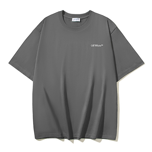 EM Sneakers OFF-WHITE Atomized Arrow Print T-shirt #1097 Black /White /Gray /Blue