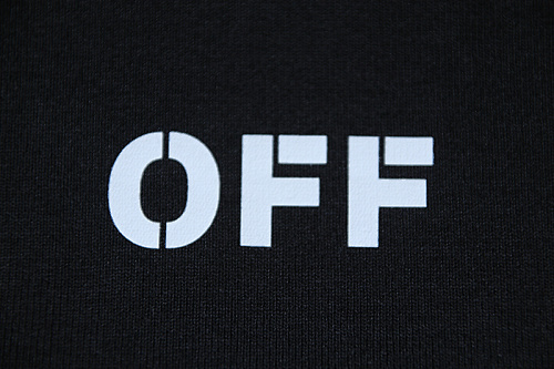 EM Sneakers OFF-WHITE Candy Print T-shirt #1131 Black /White