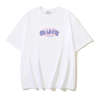 EM Sneakers OFF-WHITE Drawing Arrow OFF Print T-shirt #1125 Black /White 02