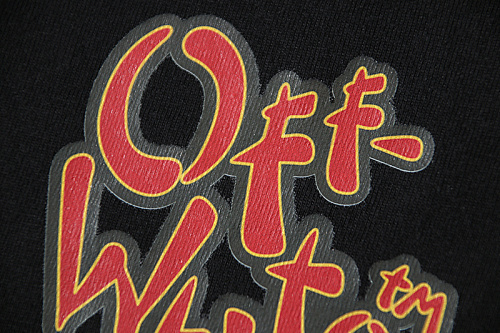 EM Sneakers OFF-WHITE ear of the Dragon Collection Arrows Print T-Shirt #198 Black /Red