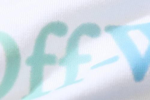 EM Sneakers OFF-WHITE Gradient Arrow Print T-Shirt #1021 Black /White