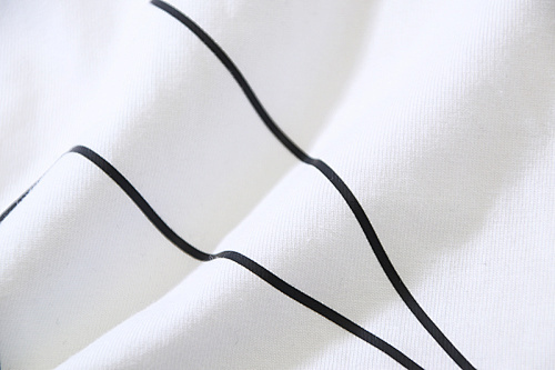 EM Sneakers OFF-WHITE Hollow Arrow Print T-Shirt #1023 Black /White