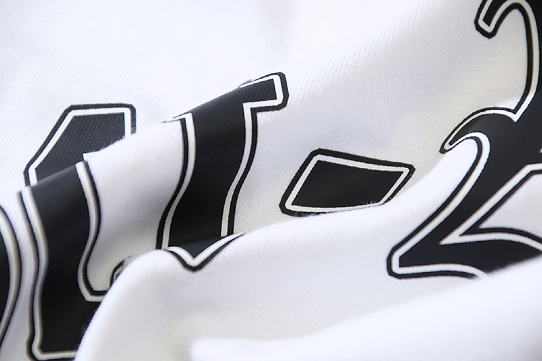 EM Sneakers OFF-WHITE Hollow Arrow Print T-Shirt #1023 Black /White