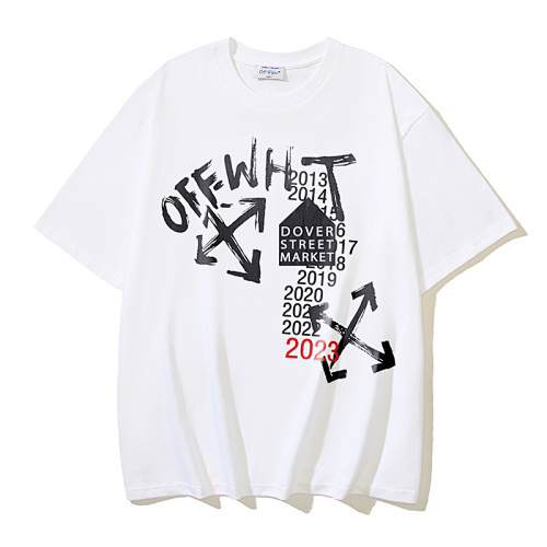 EM Sneakers OFF-WHITE Printed Arrow Design 2013-2023 T-shirt #1135 Black /White