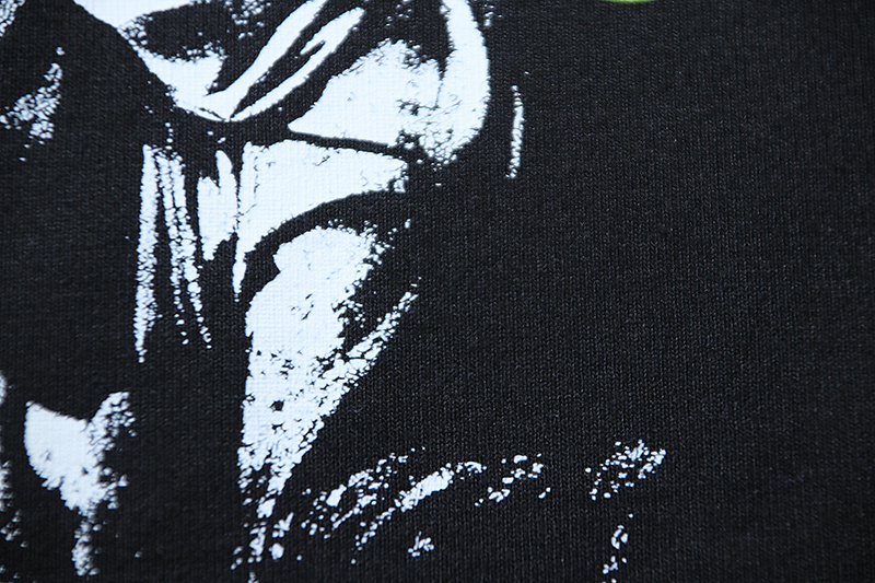 EM Sneakers OFF-WHITE Retro oil Painting Portrait Prints T-shirt #1011 Black /Gray /Red