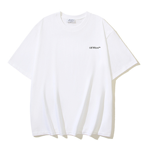 EM Sneakers OFF-WHITE Unreal Arrow Print T-shirt #1099 Black /White