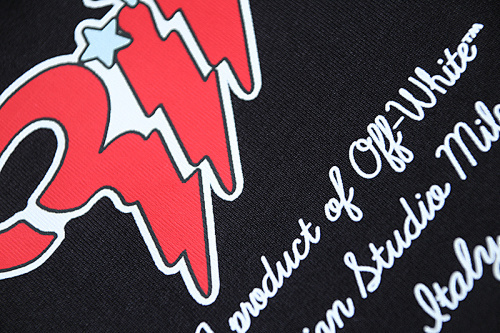 EM Sneakers OFF-WHITE Wizard Minotaur Cartoon Print T-shirt #1094 Black /White /Gray /Red