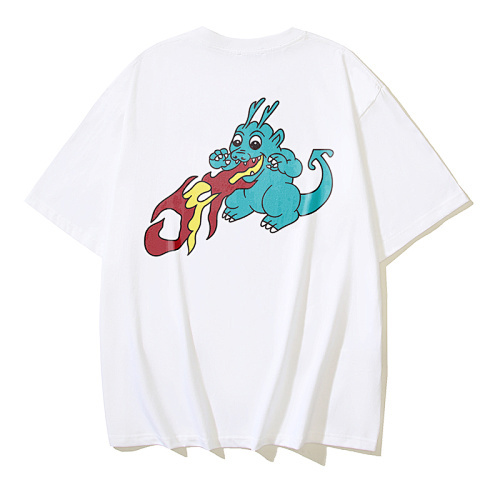 EM Sneakers OFF-WHITE Year of the Dragon Collection Printed T-Shirt #197 Black /White /Gray