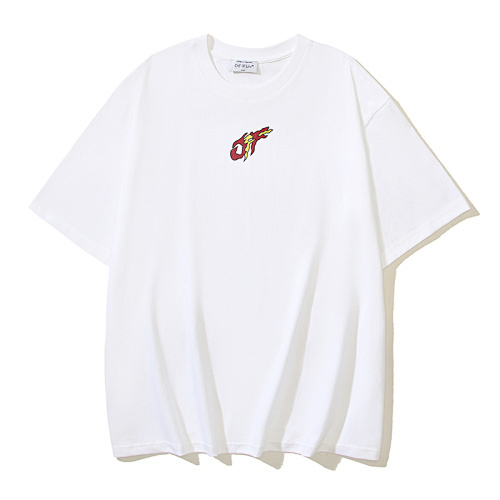 EM Sneakers OFF-WHITE Year of the Dragon Collection Printed T-Shirt #197 Black /White /Gray