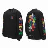 EM Sneakers Chrome Hearts 25FW Colorful Cross Print Long Sleeve Black