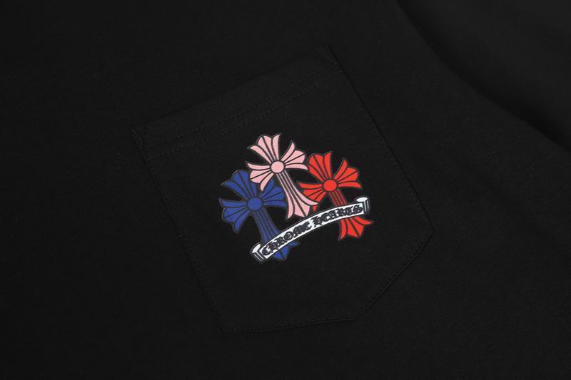 EM Sneakers Chrome Hearts 25FW Colorful Cross Print Long Sleeve Black