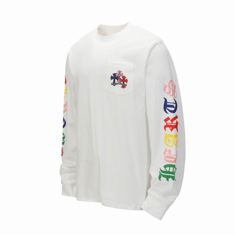 EM Sneakers Chrome Hearts 25FW Colorful Cross Print Long Sleeve White
